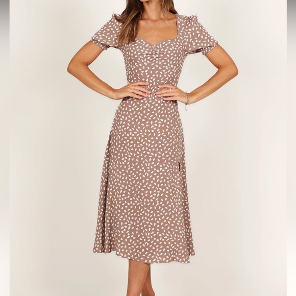 Petal & Pup Mocha Franklin Dress - Picture 2 of 11